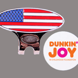 DTH-1: Golf Visor USA Hat Clip w/ Ball Marker