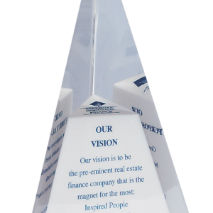 C-604 3-Sided 3" All Sides (Pyramid)