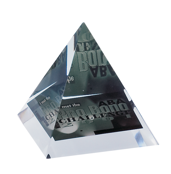 C-602 4-Sided 4" H (Pyramid)